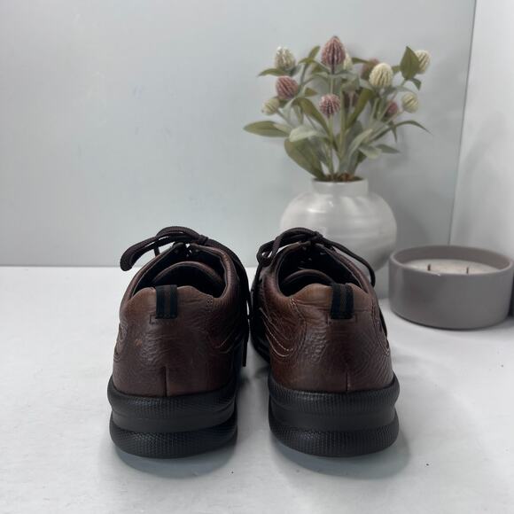 SAS Move On Leather Walking Comfort Shoes Brown Moc Toe Men's US 7WW NWOB - Picture 4 of 10